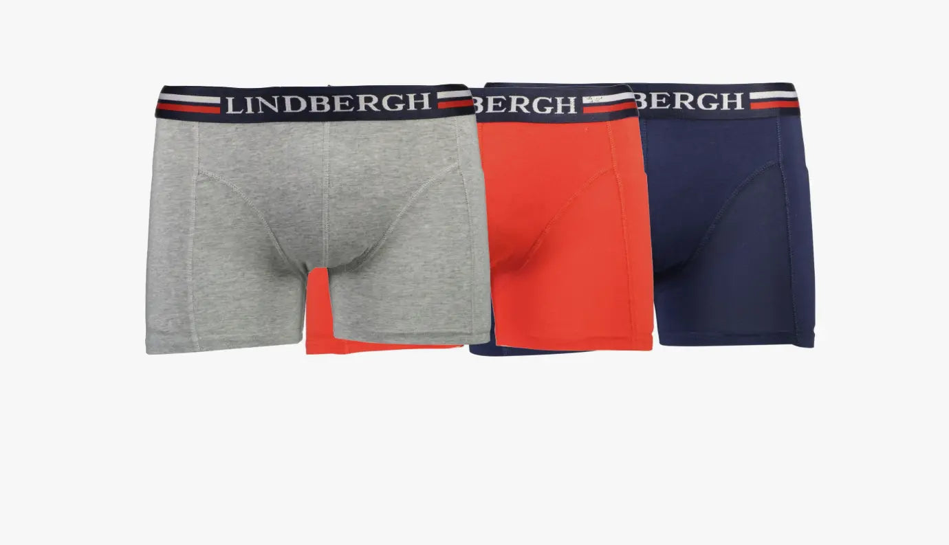 Cool Comfort Boxer 3-pack (Navy, Grey, Red)