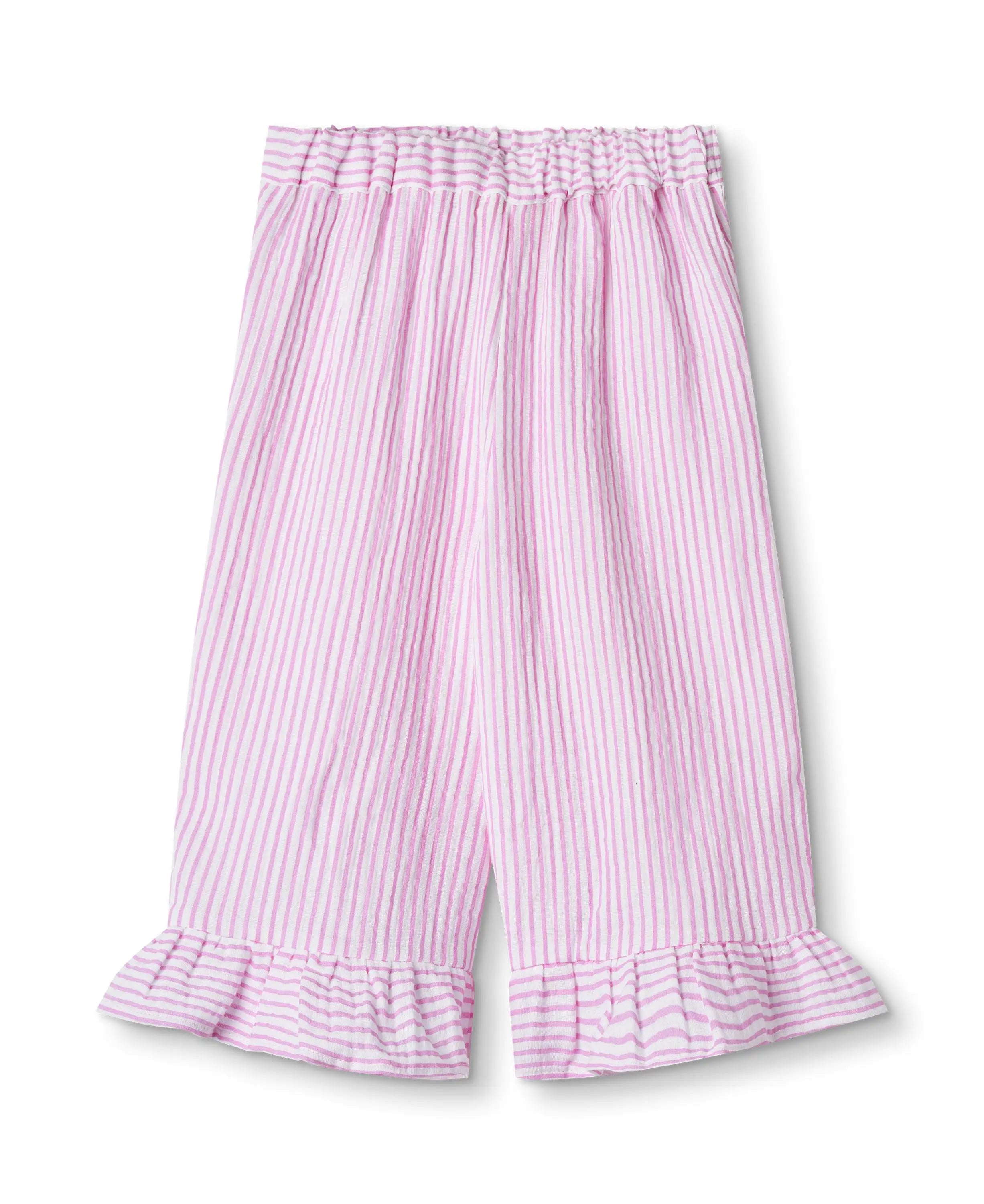 CIAO STRIPE PANT-CLOUD DANCER PINK STRIPE