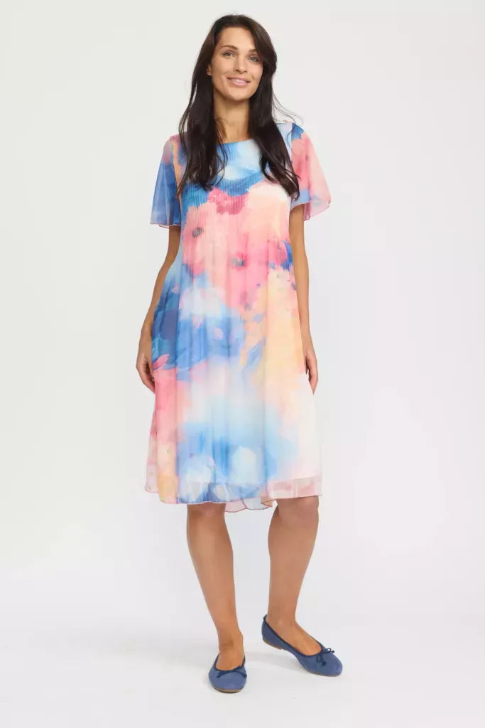 DARIA.HS25 - DRESS-Pastel Flower 