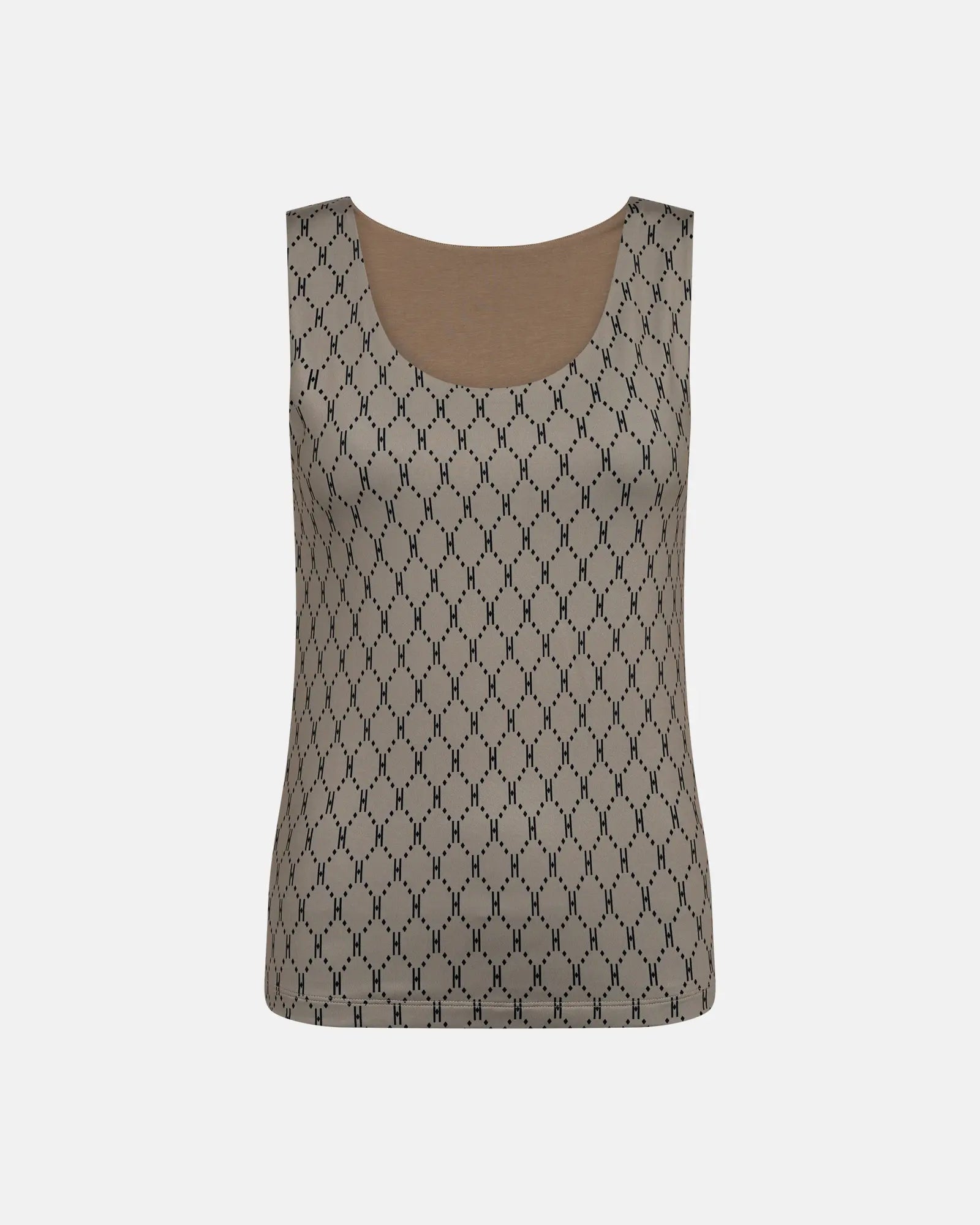 HYPETHEDETAiL printed top-Sand