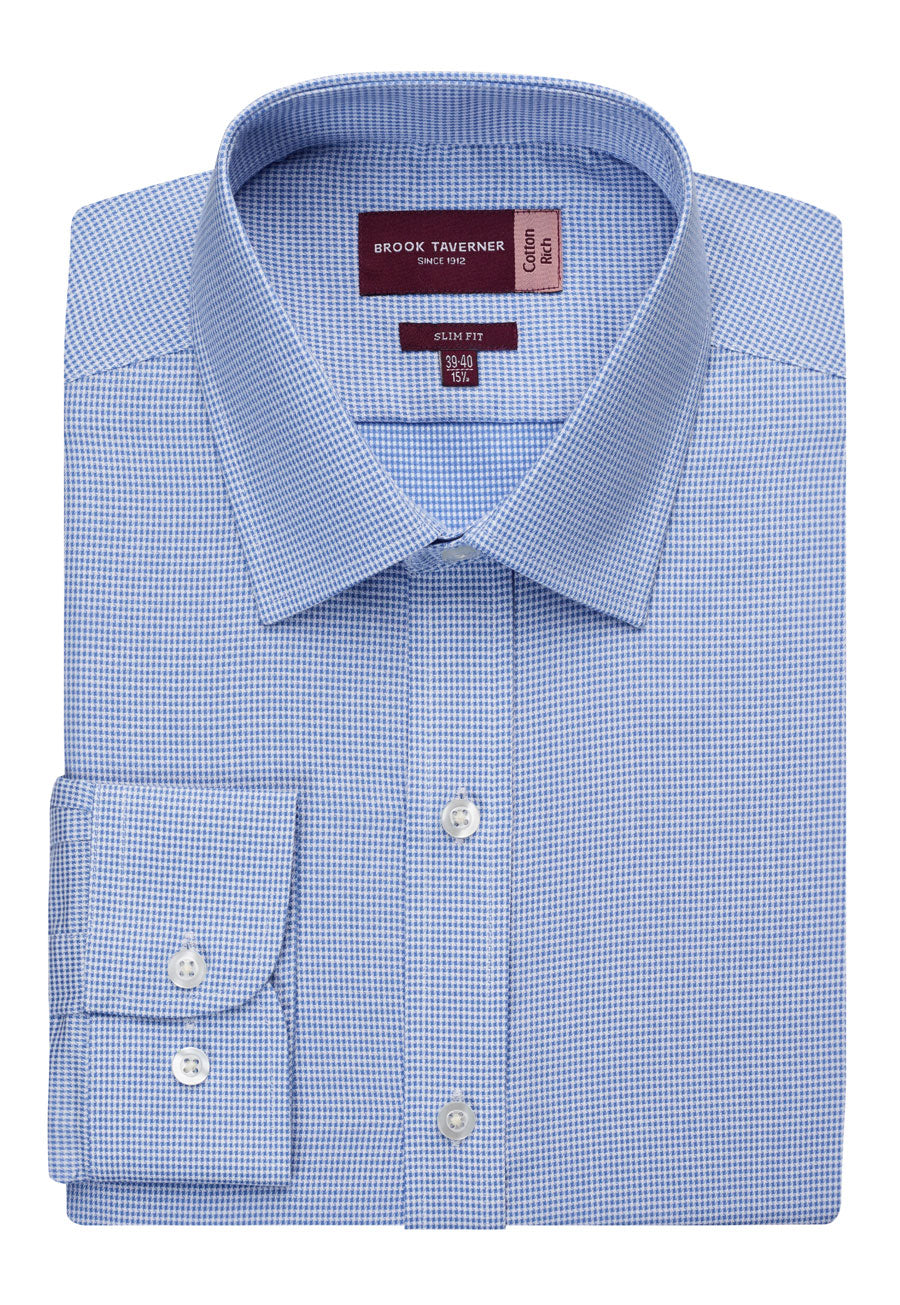 Brook Taverner Herraskyrta Monza, Blu Htooth