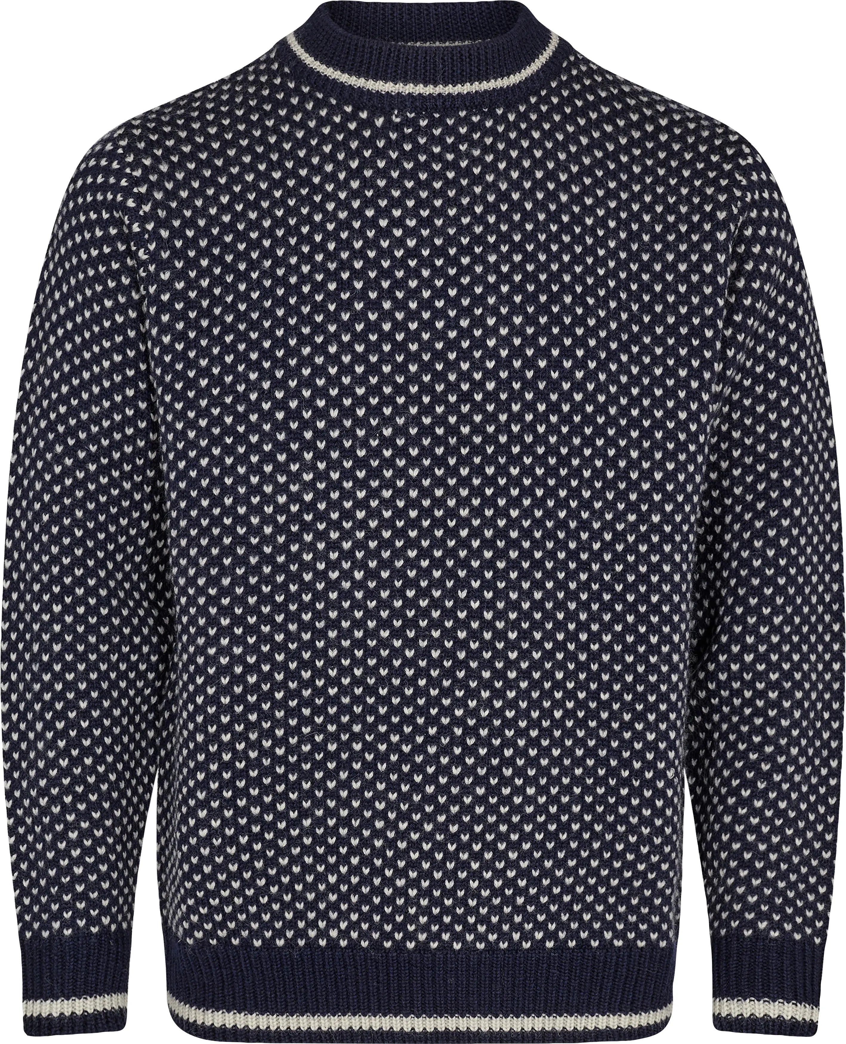 DOVRE KNITTED PULLOVER R-NECK (Navy)