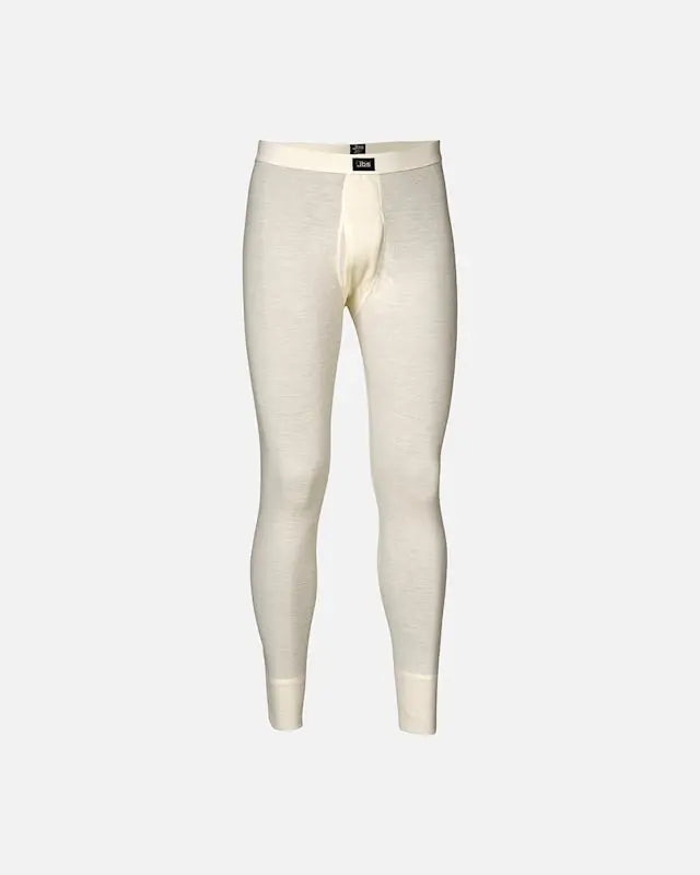JBS long johns with fly wool (White)