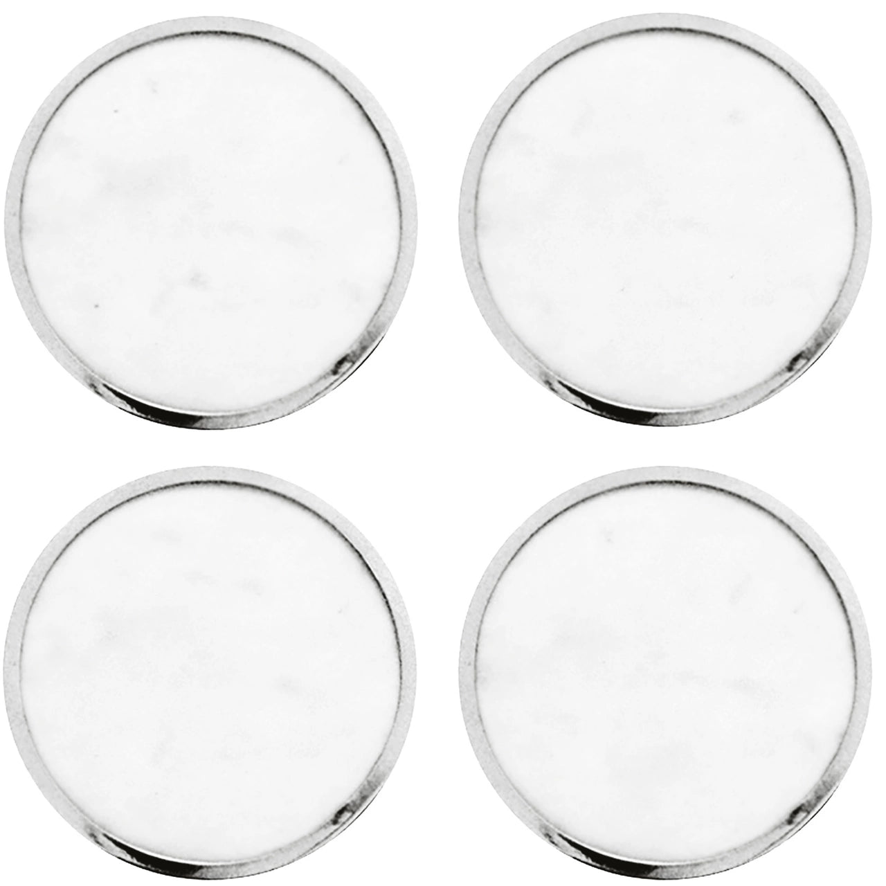 Coasters - White Marble