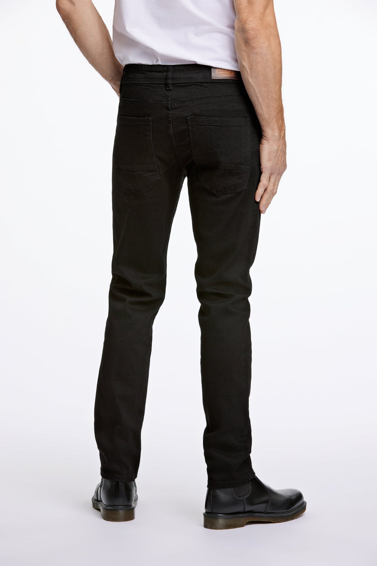 Jack's Gallabuxur Superflex, Cold Black, aftan