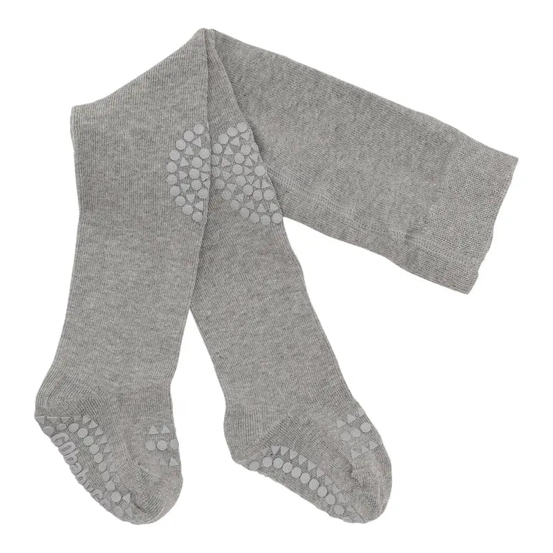 Crawling tights - Organic Cotton (Grey Melange)