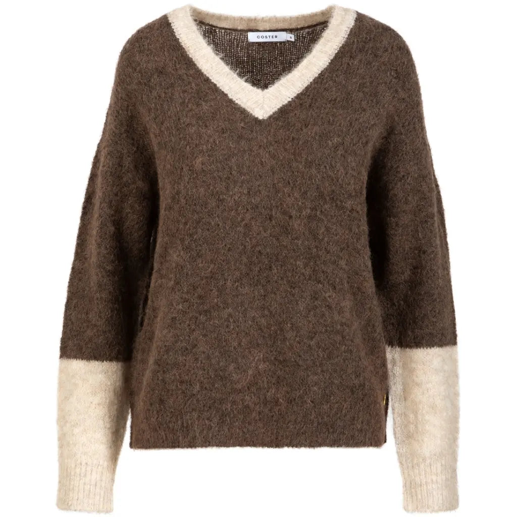 Colorblock knit - Hazel/Sand