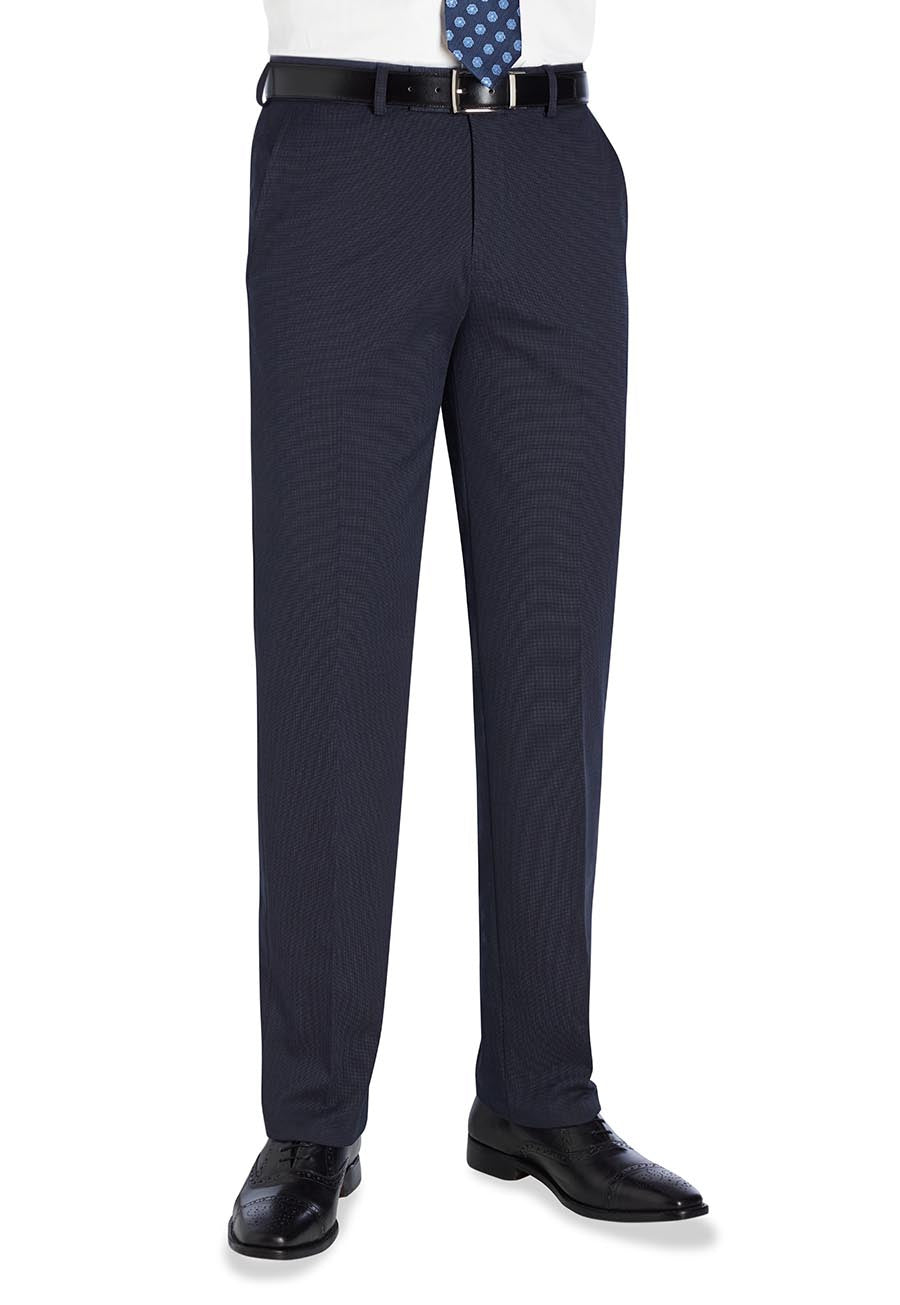 Brook Taverner Herrabuxur Phene Tailored Fit, Navy P/Dot