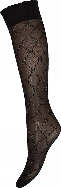 HYPETHEDETAiL knee high logo-Silver