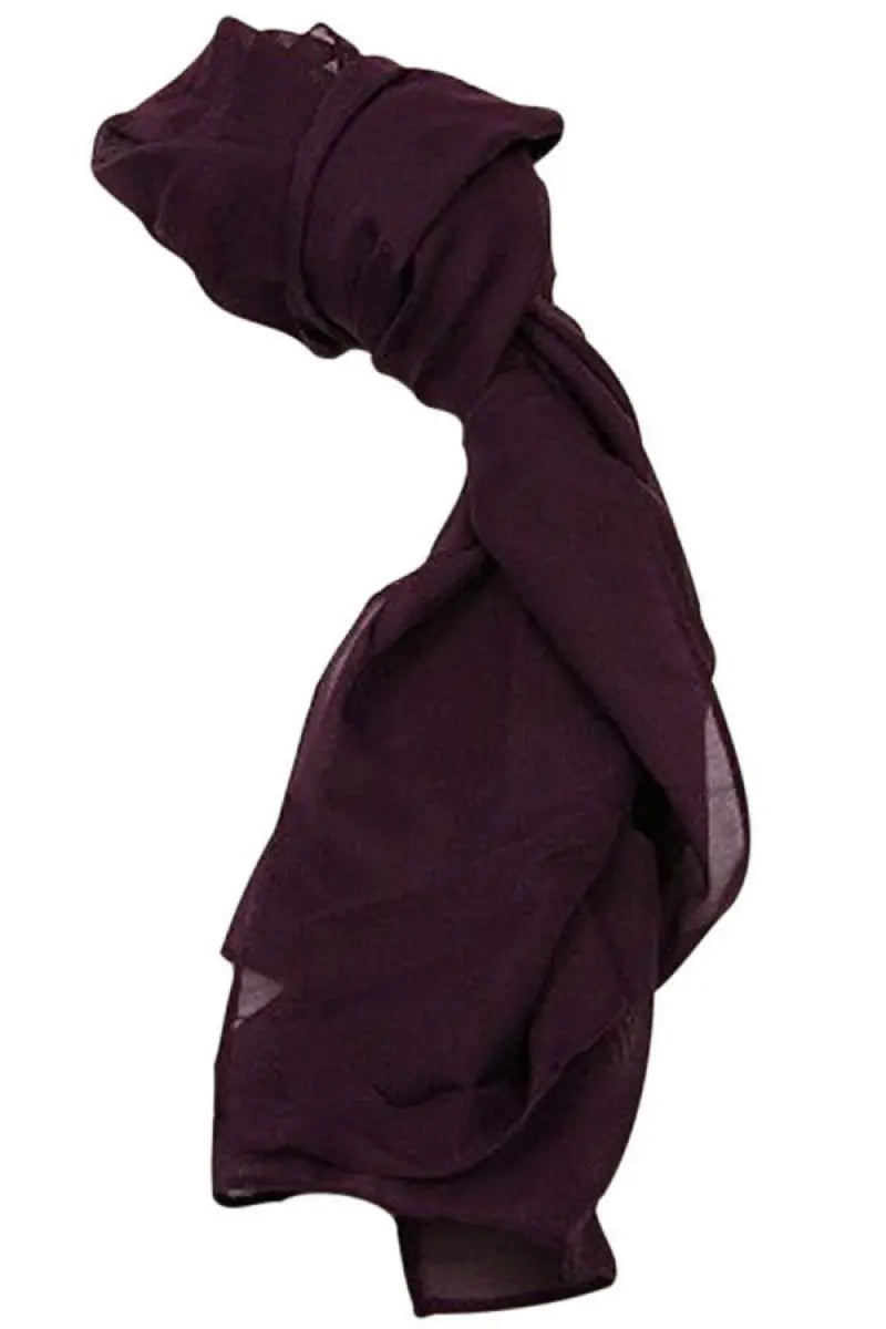 Dame chiffon tørklæde (Purple)