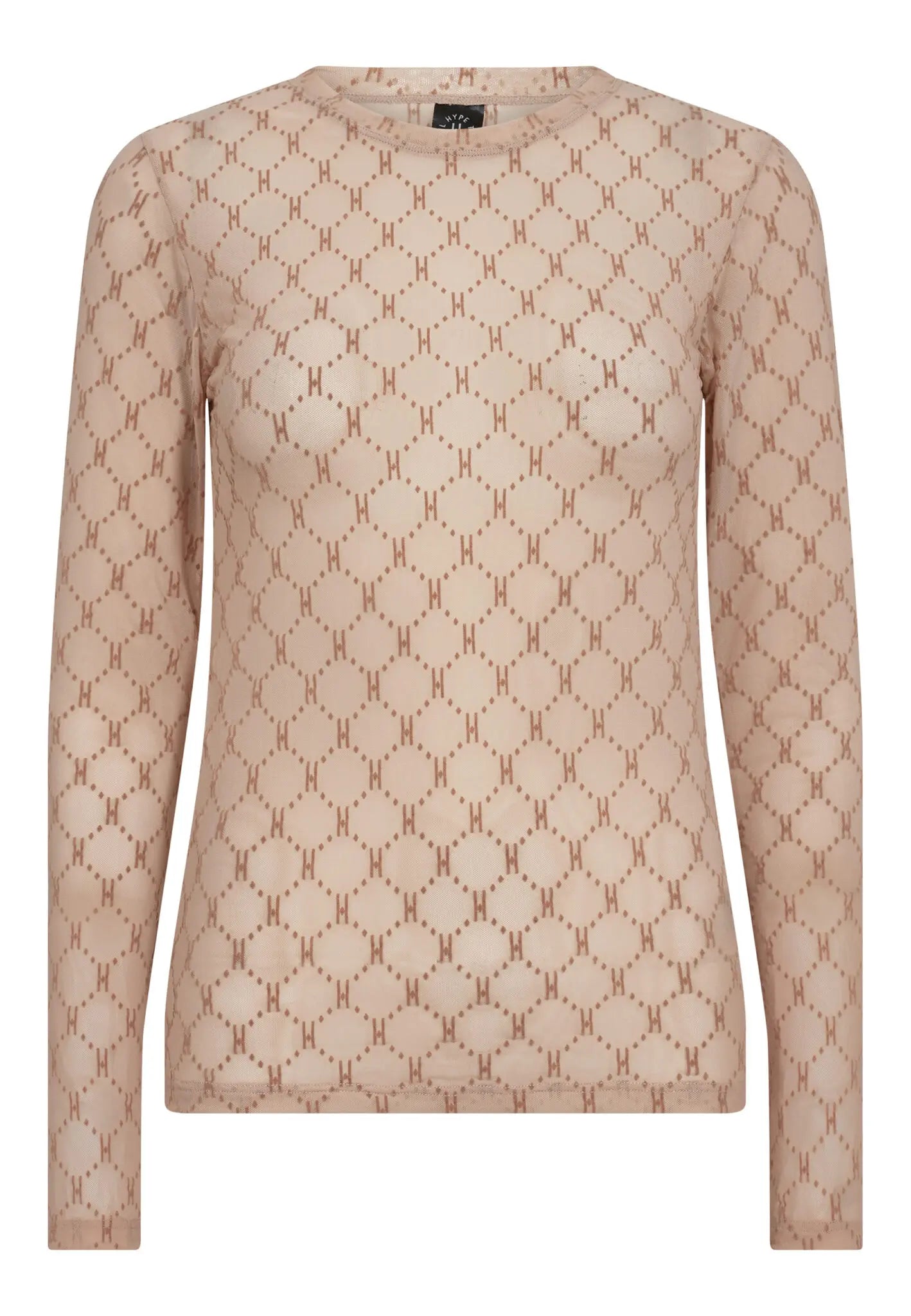 HYPETHEDETAiL mesh blouse (Sand)