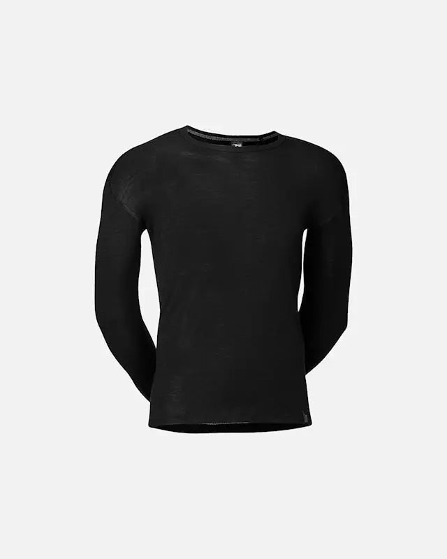 JBS t-shirt long sleeve wool. (Black)