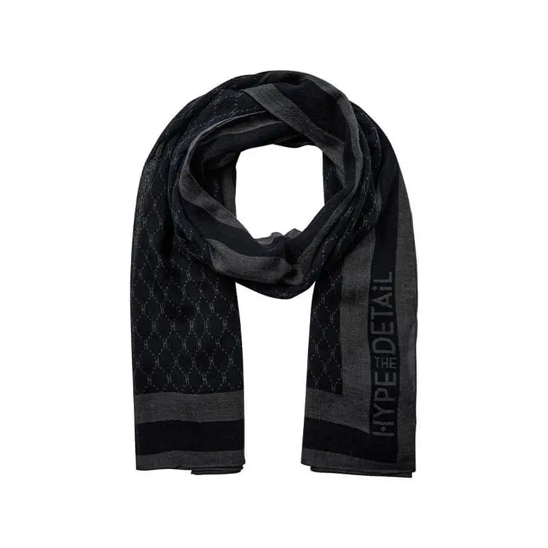 HYPETHEDETAiL scarf w/logo (Black)