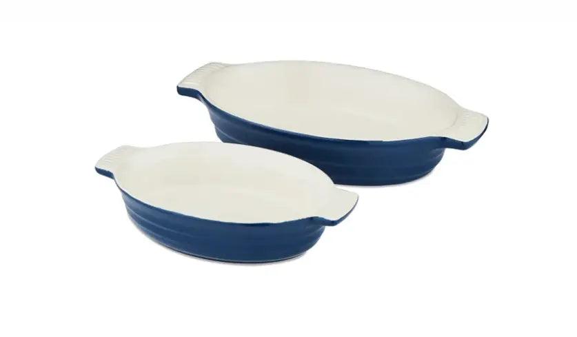 Barbary & Oak sporöskjulöguð eldföst mót 2 stk sett