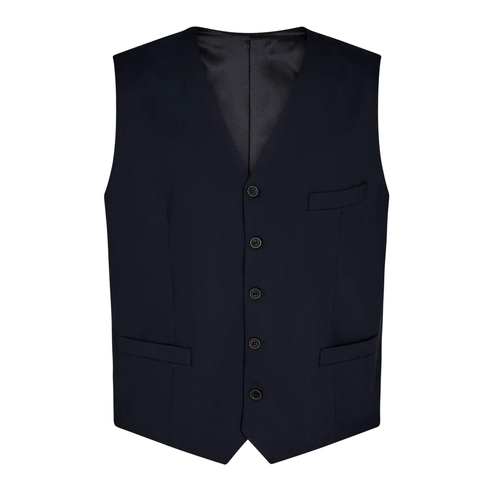 Mens waistcoat tailored formal vest for suit and dress occasions, slim fit