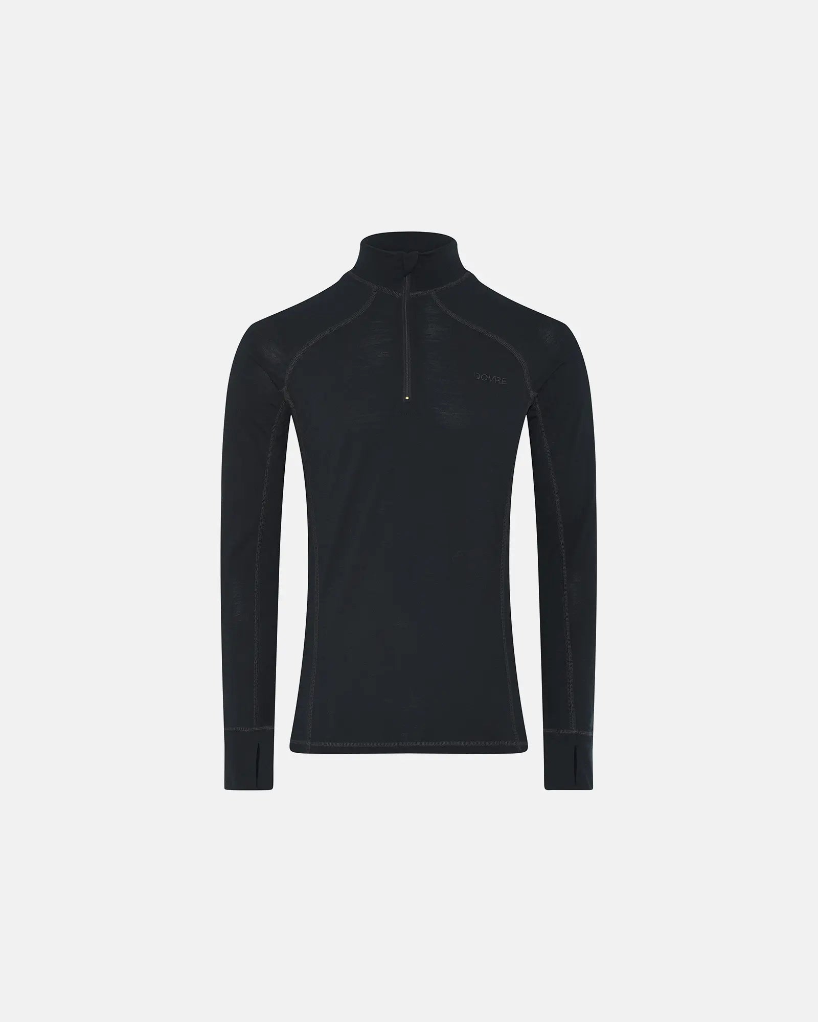 Dovre Wool Zip, single jersey
