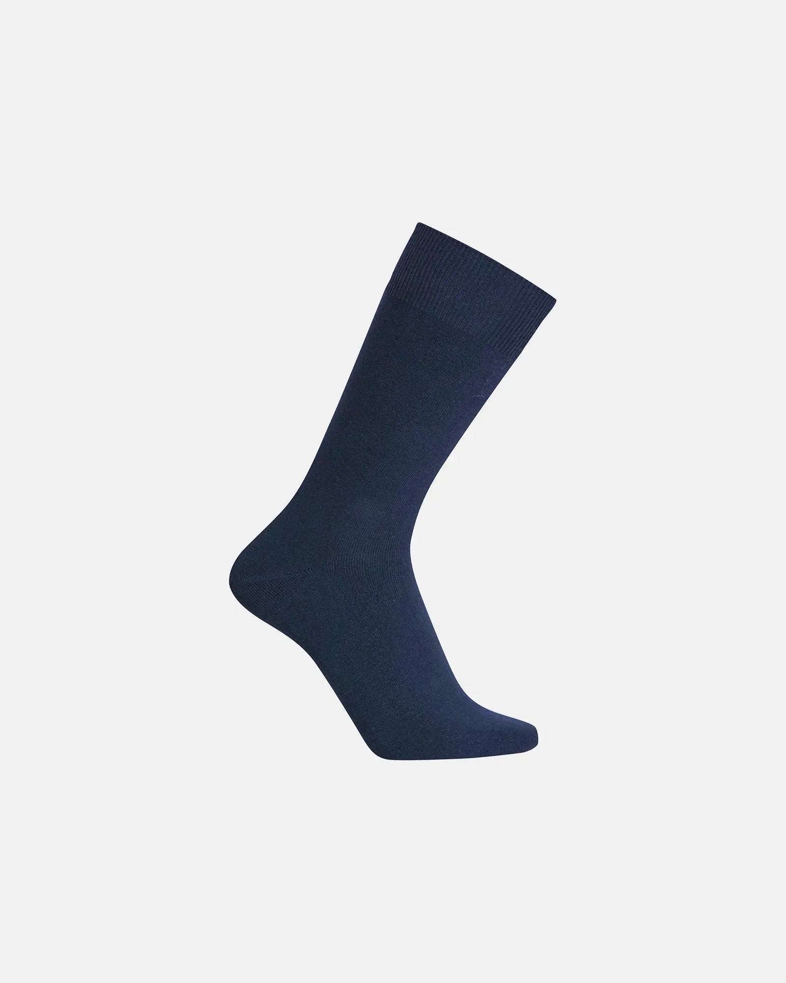 No name socks solid colour. (Navy)