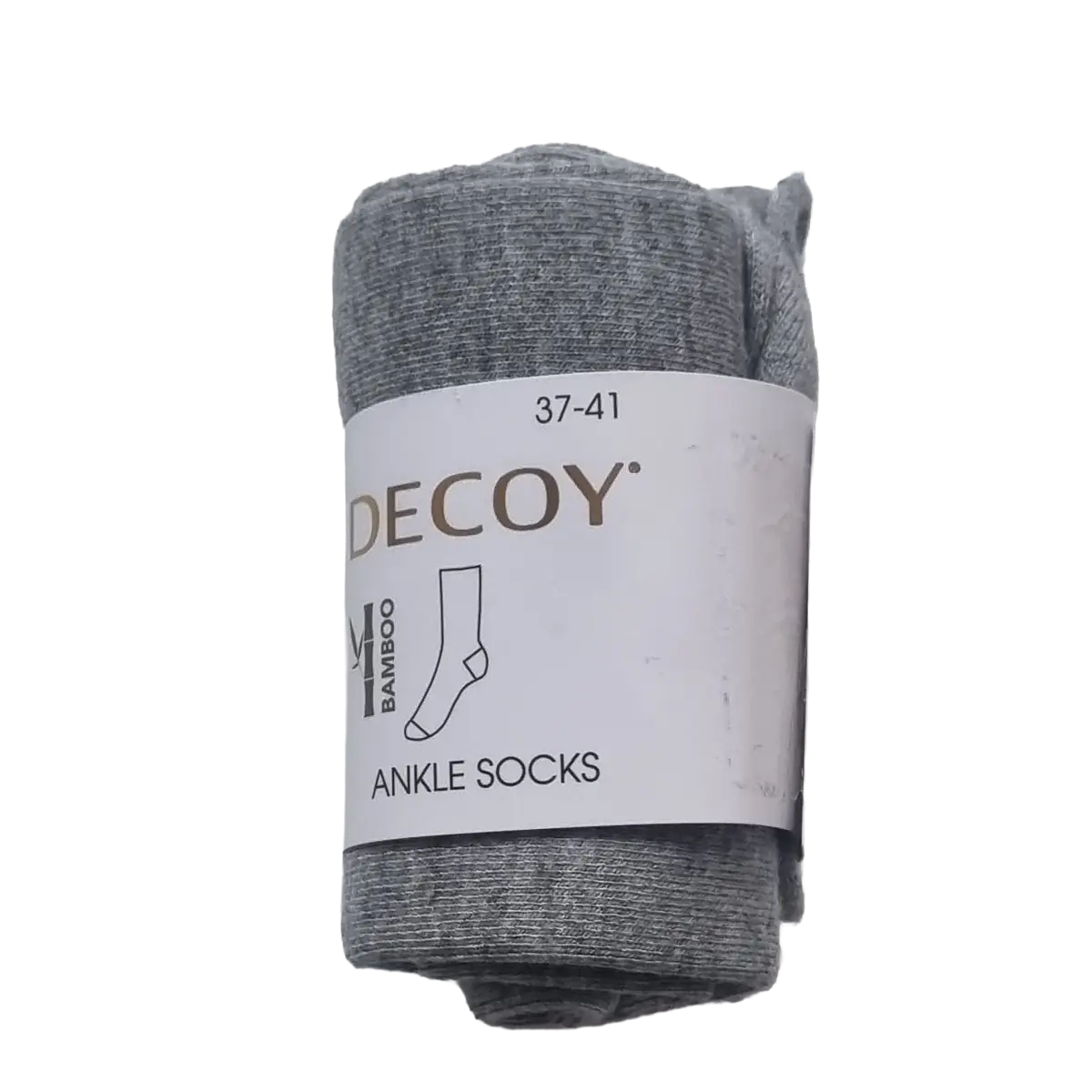 DECOY ankle sock fine knit bam (Grey) ath skoða vöru
