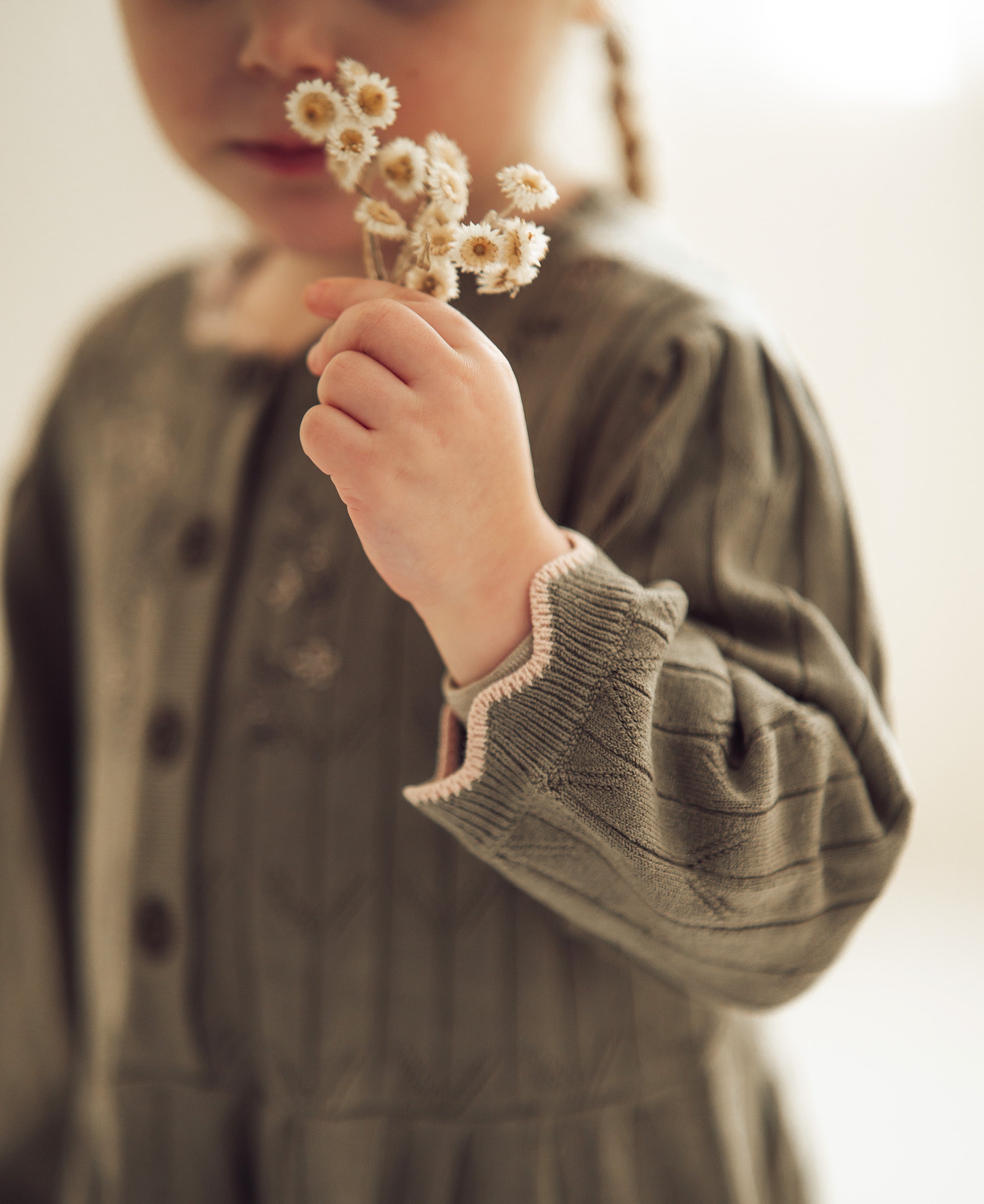 SUNNY bróderaður Kjóll