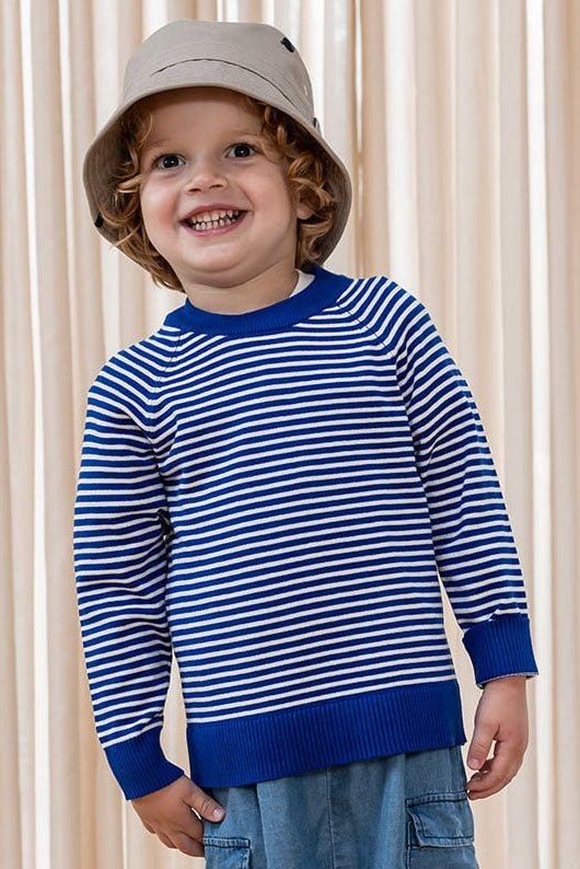 Anchor Stripe Peysa