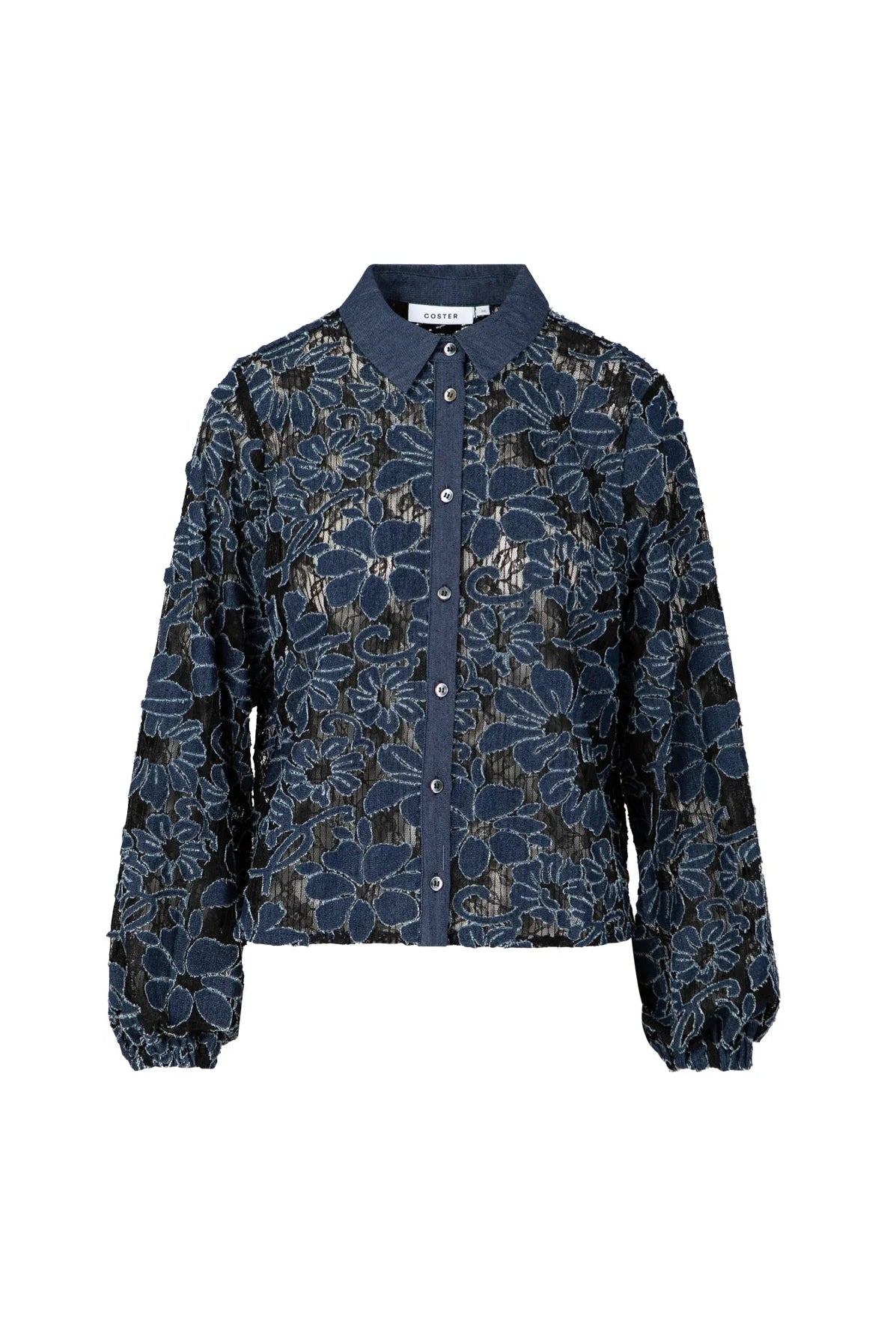 Blómamunstur gallaskyrta