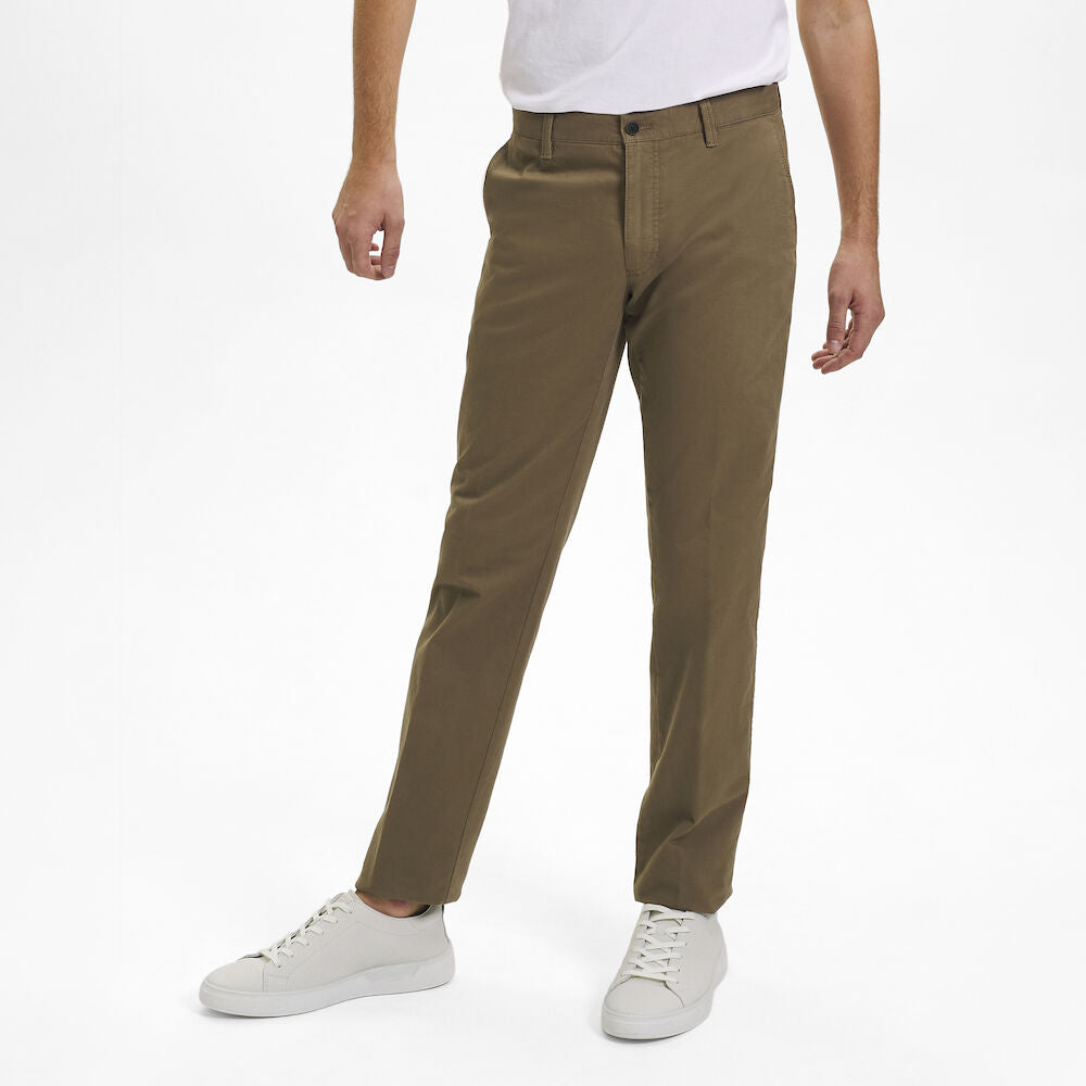 Sunwill Chinobuxur Twill Modern fit, Dark sand