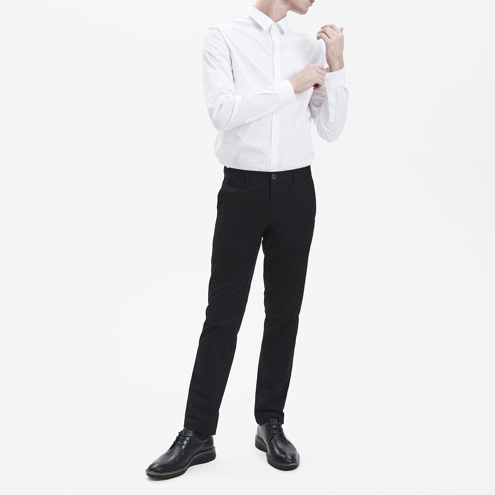 Sunwill Chinobuxur Twill Fitted fit, Svartur
