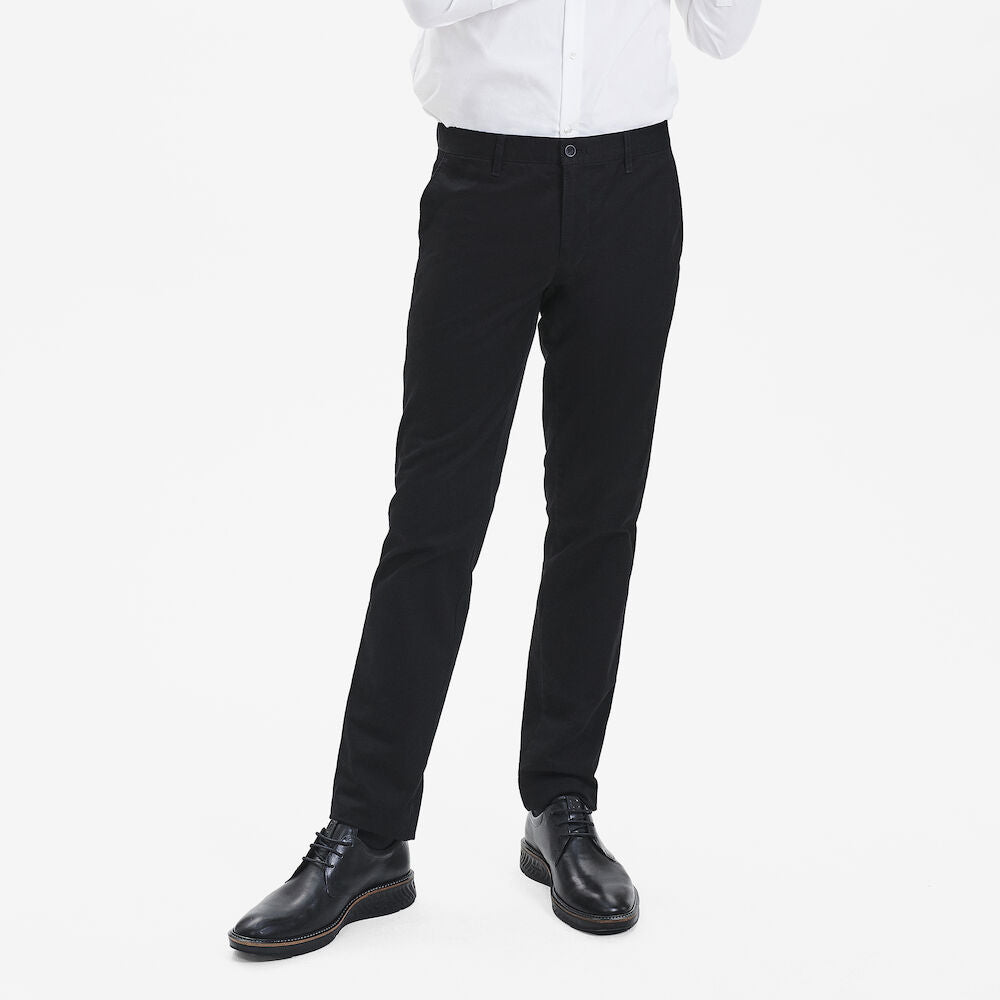 Sunwill Chinobuxur Twill Fitted fit, Svartur