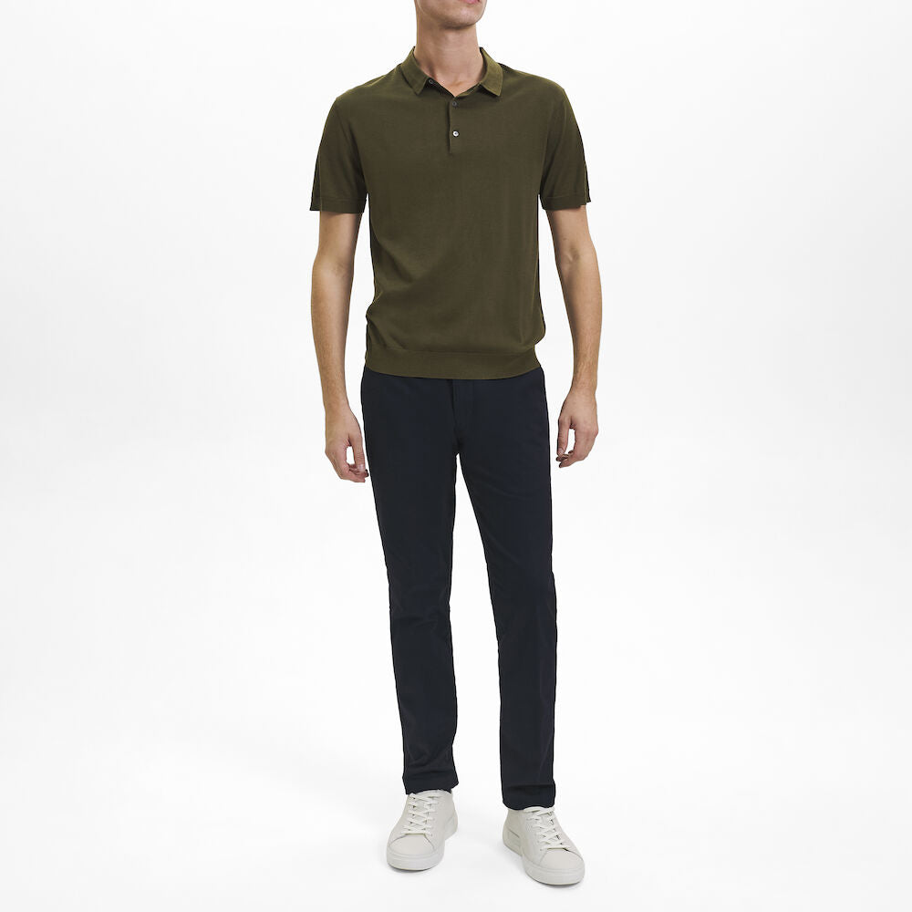 Sunwill Chinobuxur Twill Fitted fit, Dark Navy