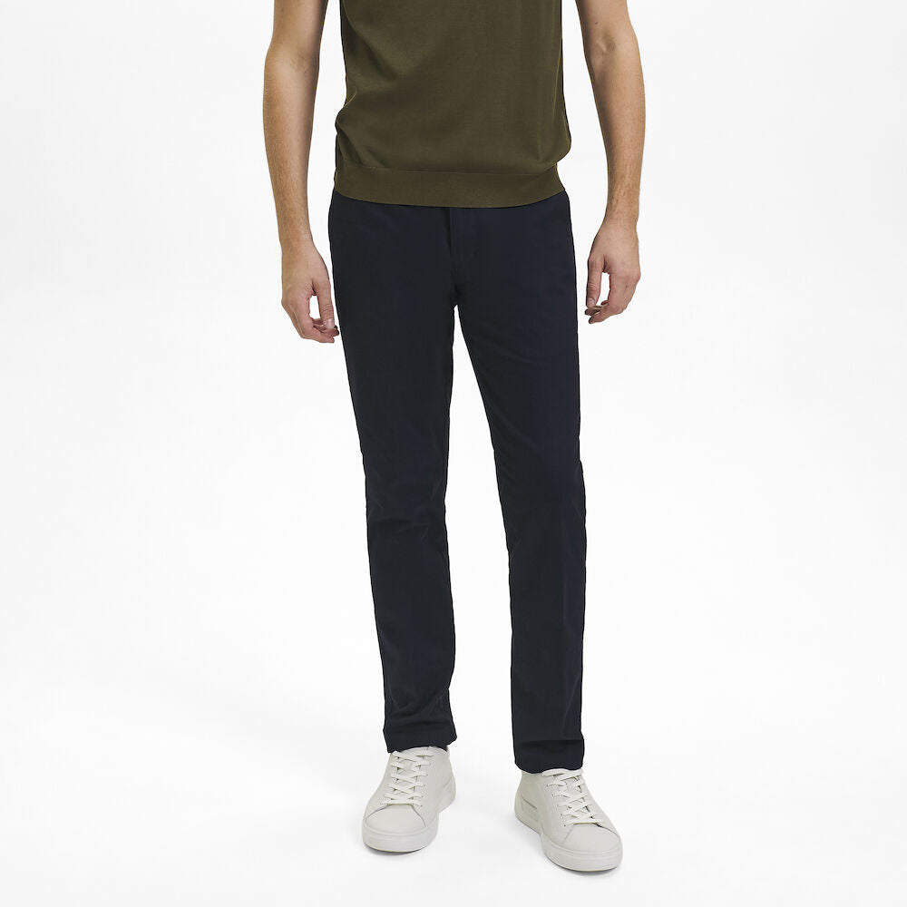 Sunwill Chinobuxur Twill Fitted fit, Dark Navy