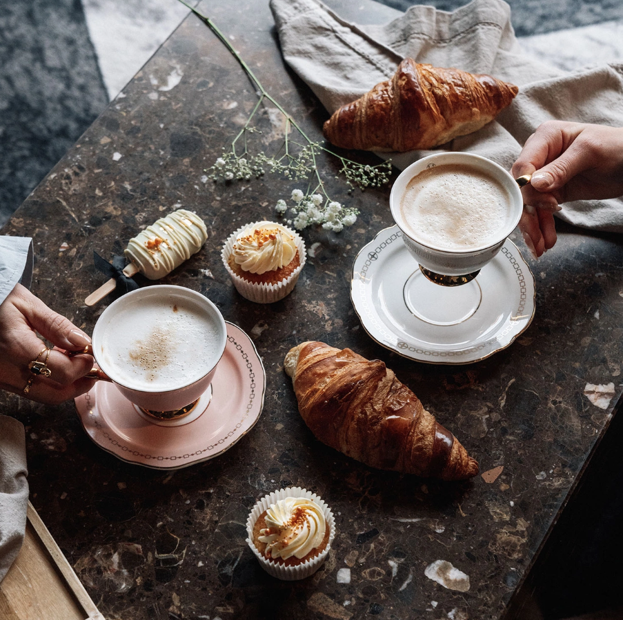 Anima Cielo Rosa bolli með undirskál