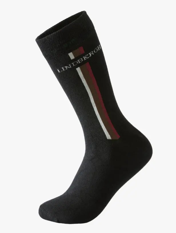 Lindbergh - Bamboo sock (Black logo socks)