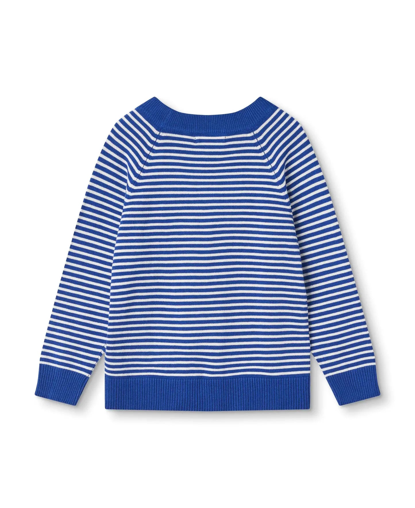 Anchor Stripe LS Pullover (MazerineBlueCloudDancerStripe)