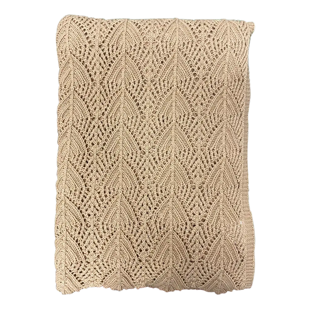 Baby Plaid - Ullarteppi - Brúnt