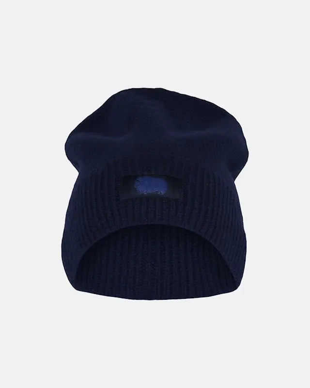 DOVRE Mens Wool Beanie (Navy)