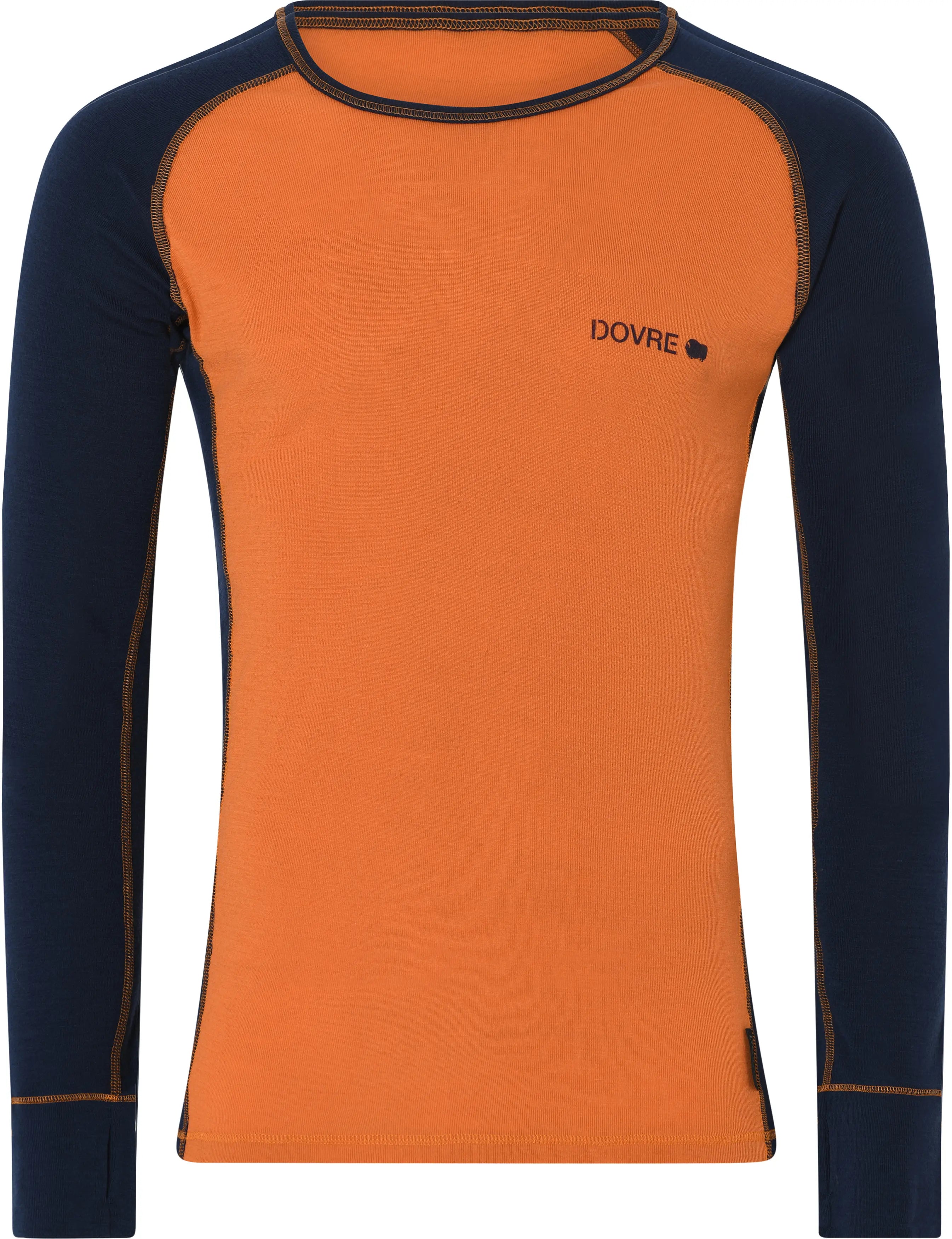 DOVRE wool LS shirt (ORANGE)