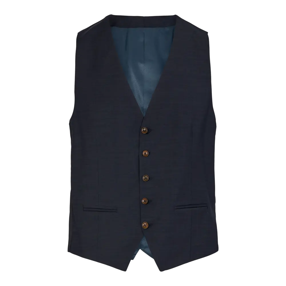 Men’s Waistcoat in Modern Fit (Dark Navy)
