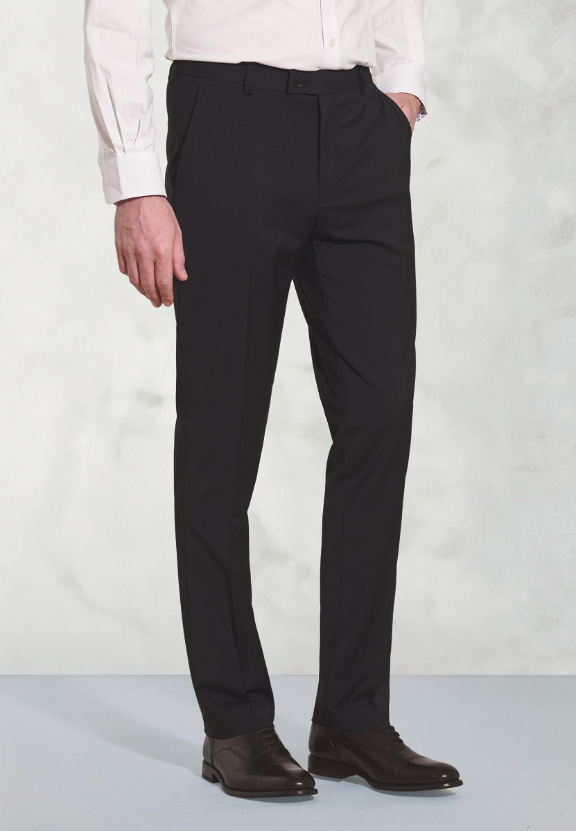 Brook Taverner Herrabuxur Avalino Tailored Fit, Svartur