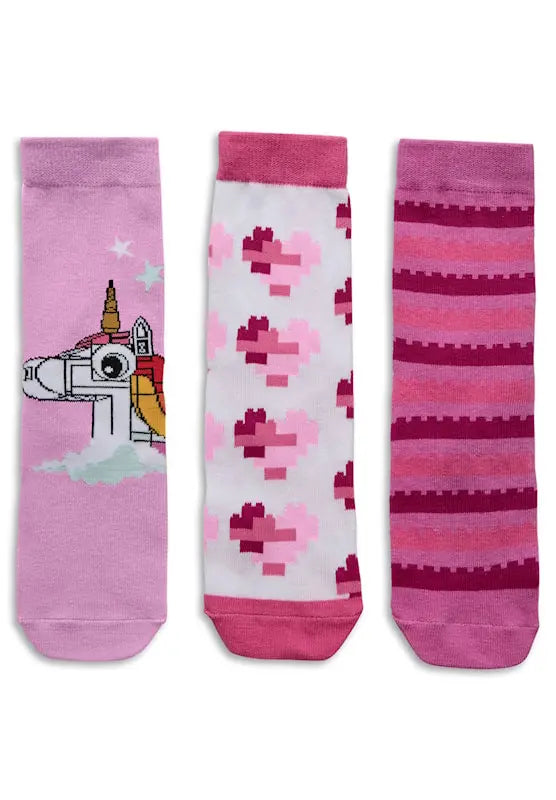 LWAVA 700 - 3-PACK SOCKS-Pink