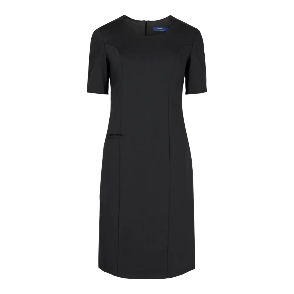 Traveller Regular Fit Dress (Black)