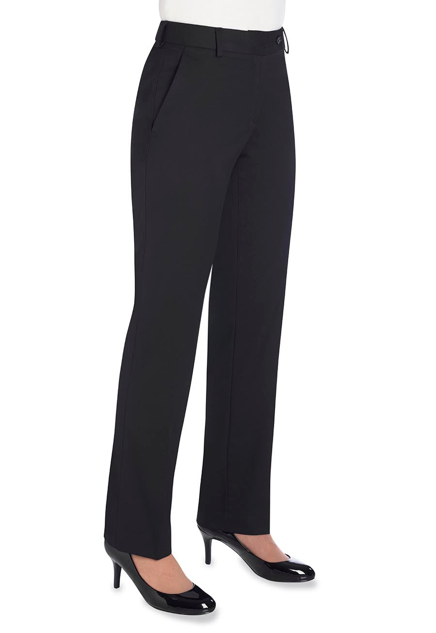 Brook Taverner Dömubuxur Bianca Tailored Fit, Svartur