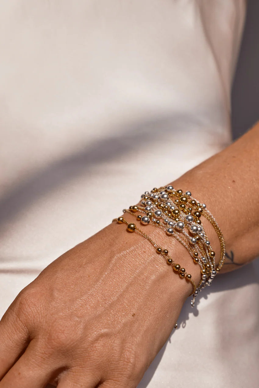 BUBBLES armband frá Du Coeur — allir litir saman
