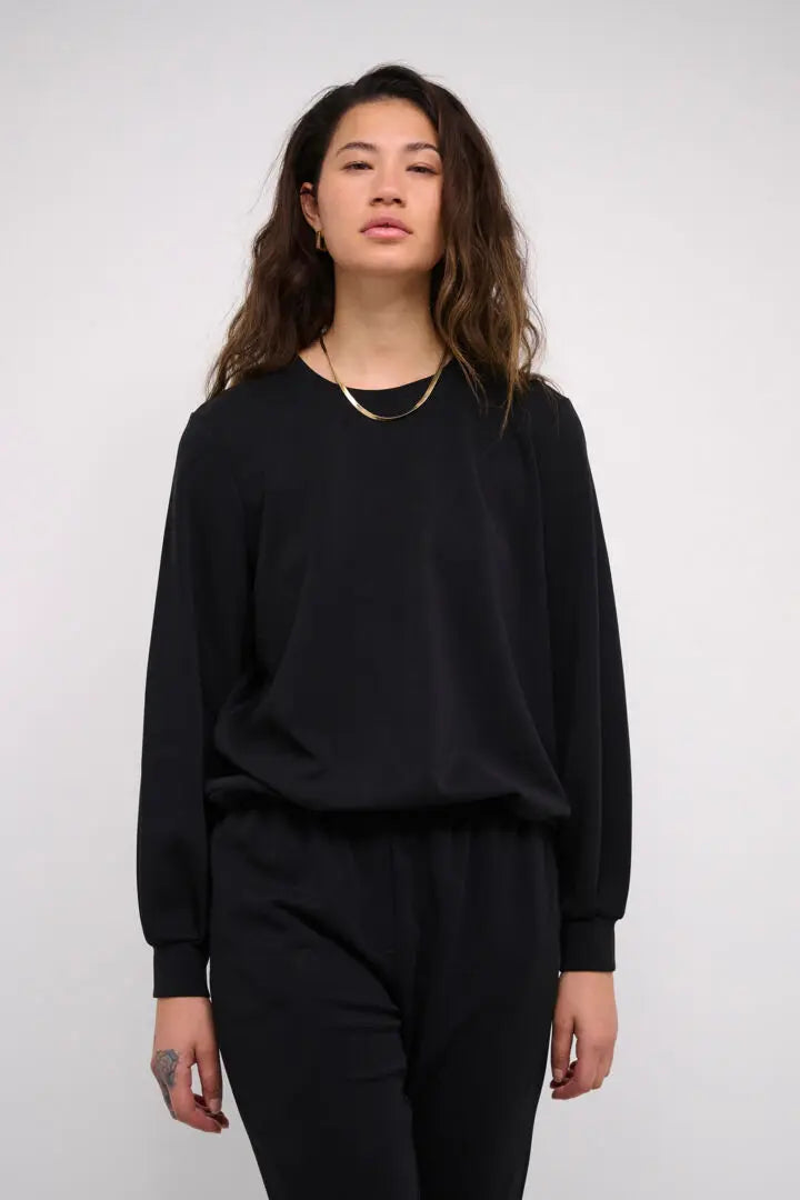 23 THE SWEAT BLOUSE (Black)
