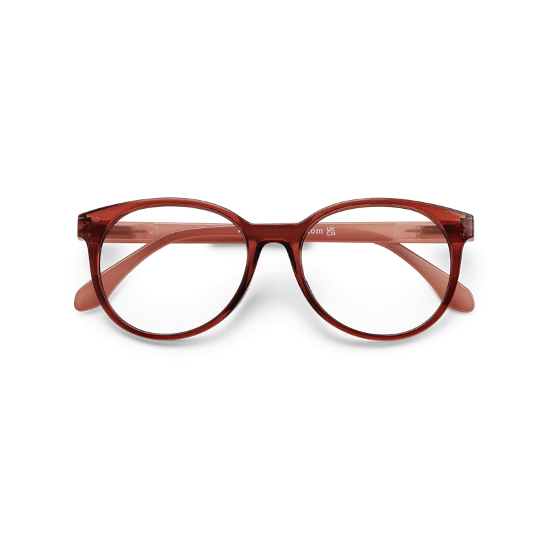 Reading glasses City-mahogany