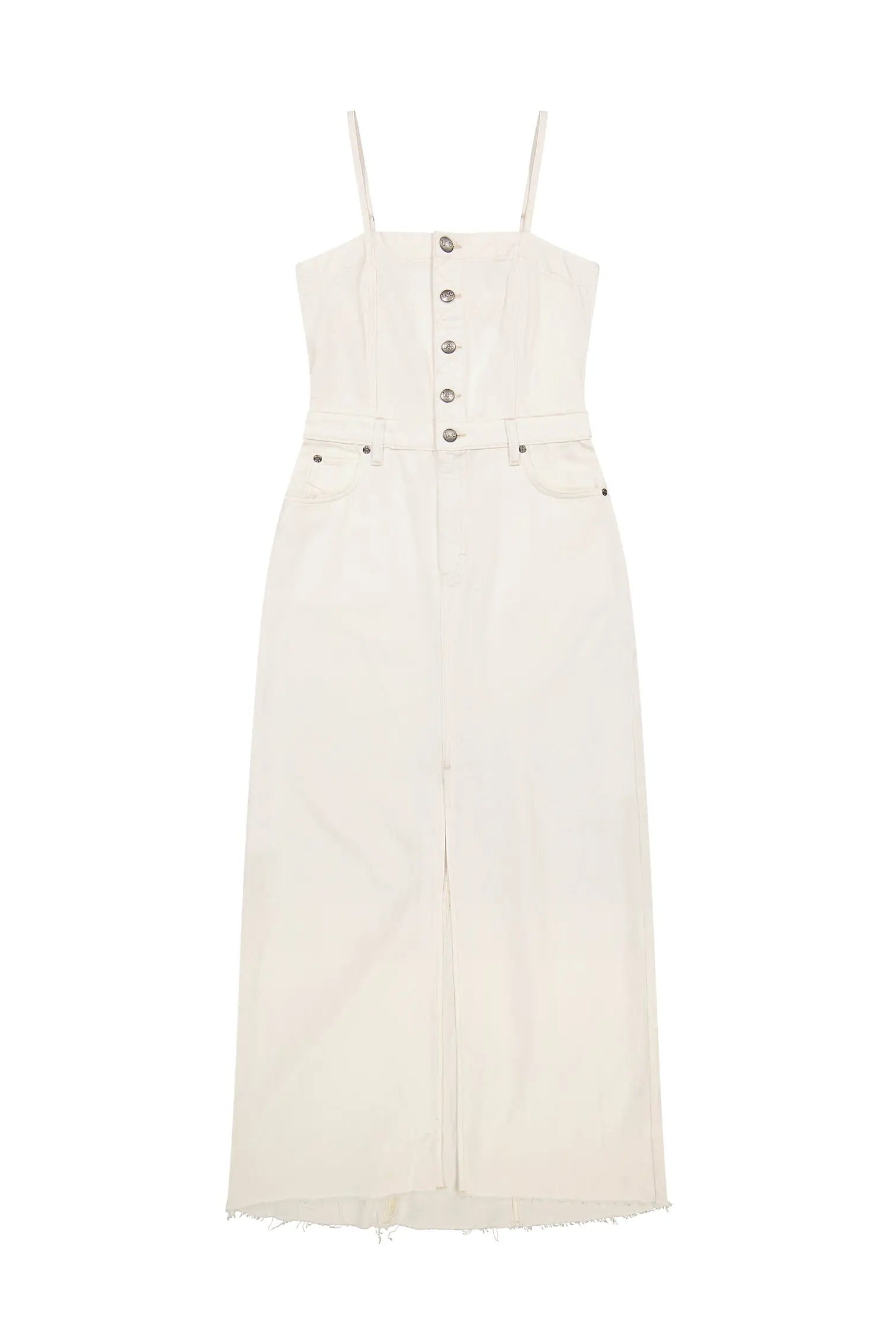 SLIM MAXI DENIM Kjóll