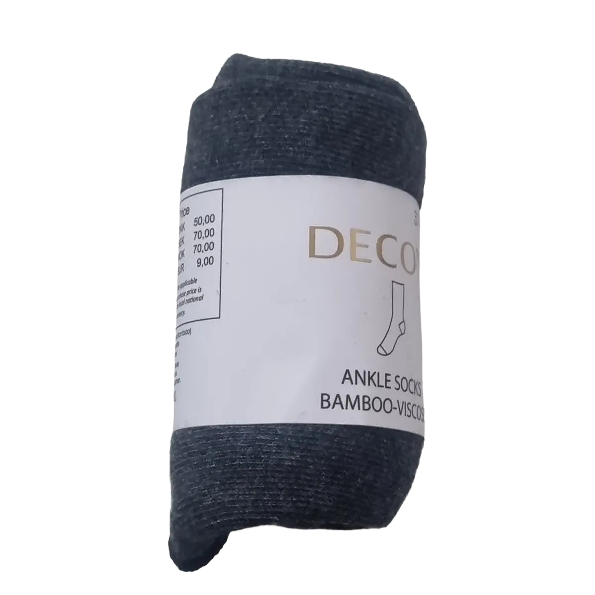 DECOY ankle sock fine knit bam (Multicolour)