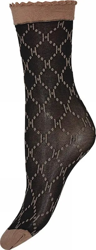 HYPETHEDETAiL socks logo 25 d.-Beige