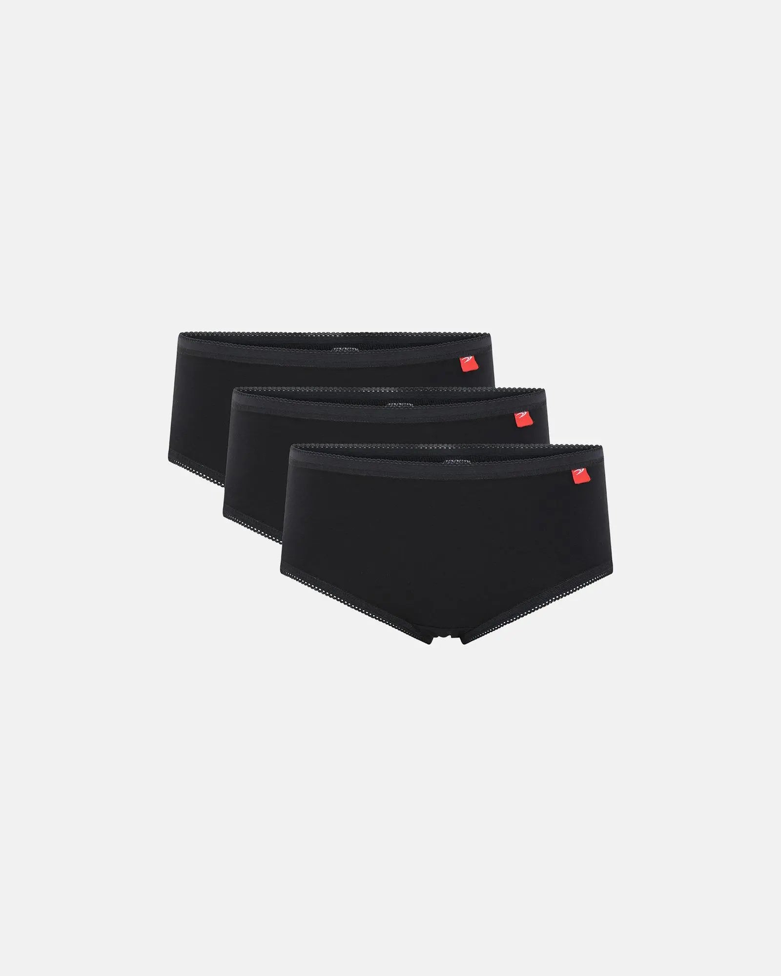 Dame Midi 3-pack (Black)