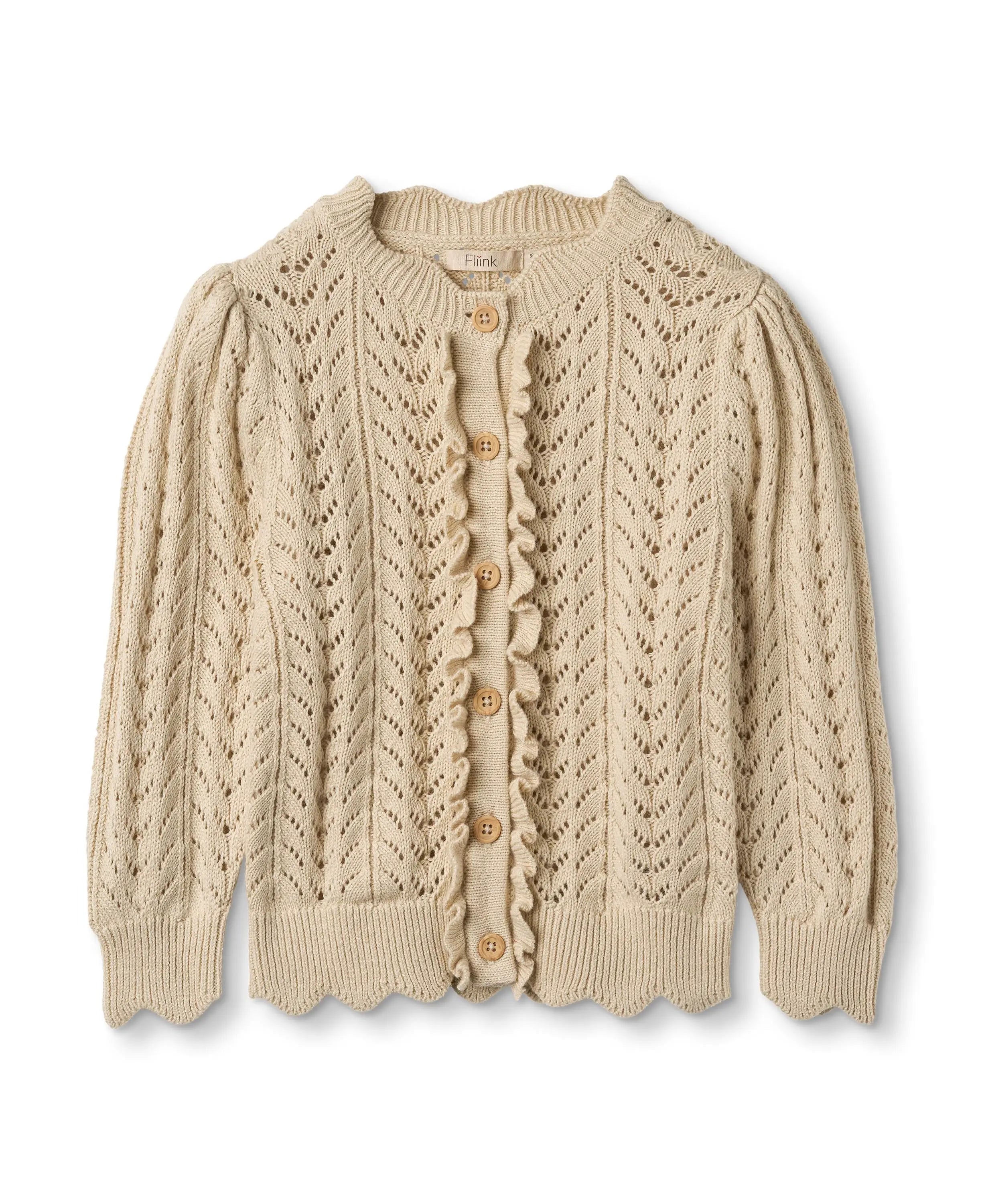 NOVA CARDIGAN-SANDSHELL