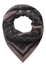 HYPETHEDETAiL triangle scarf (Black) 90%ull 10%kasmír